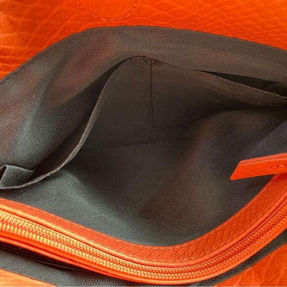 The Sak Coral Crossbody Leather Tassel Purse Croc Embossed Convertible Strap - Picture 9 of 16